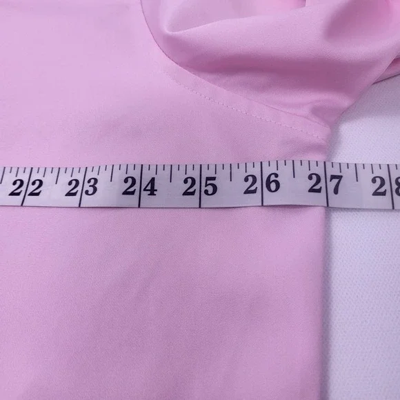 Shield LD-X Dress Shirt Mens 2XL  Pink Slim Fit Button Down Collar Long Sleeve‎ - Picture 3 of 6